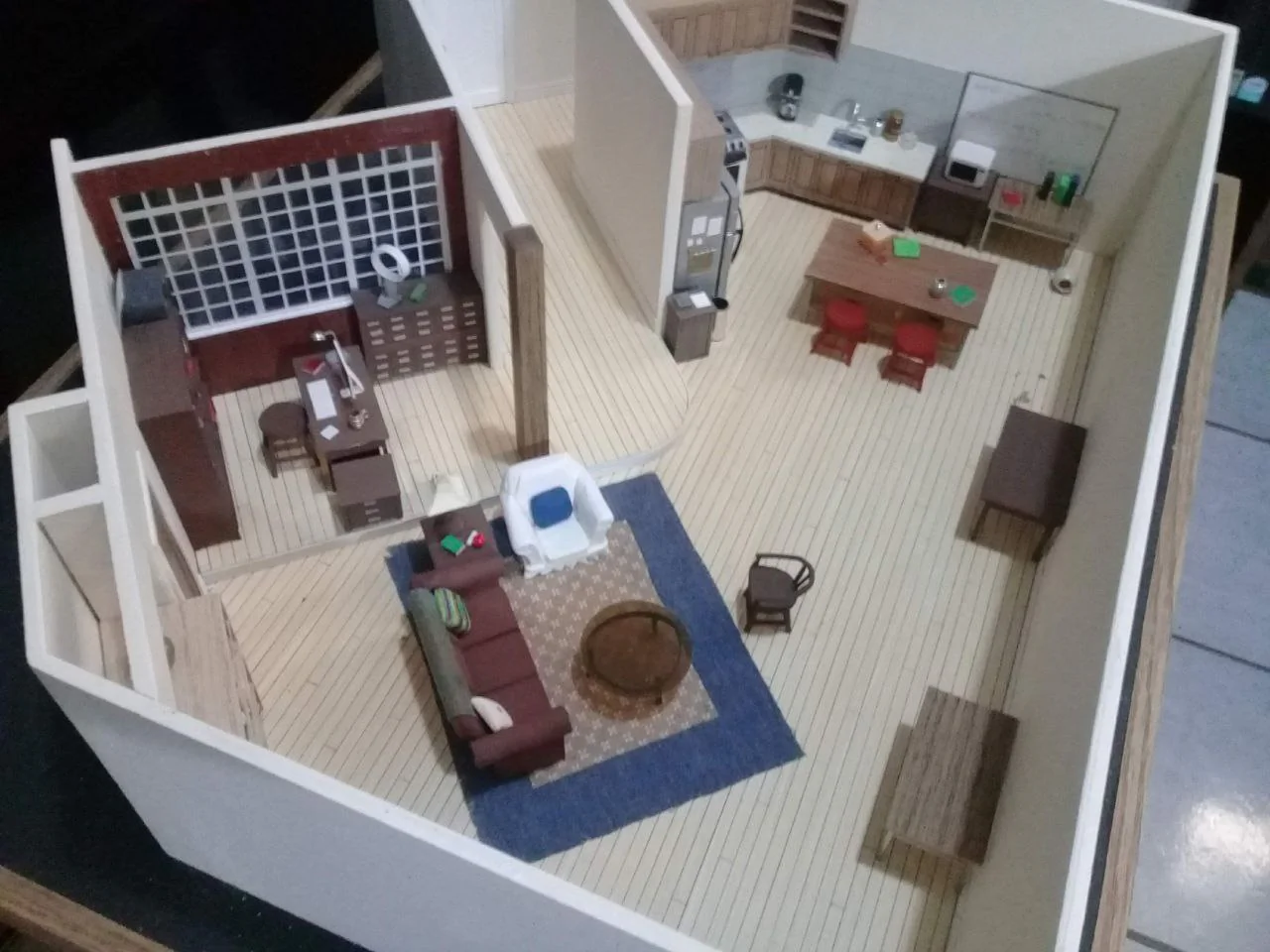 Maquete do Cenário da Série The Big Bang Theory - Foto Principal Capa