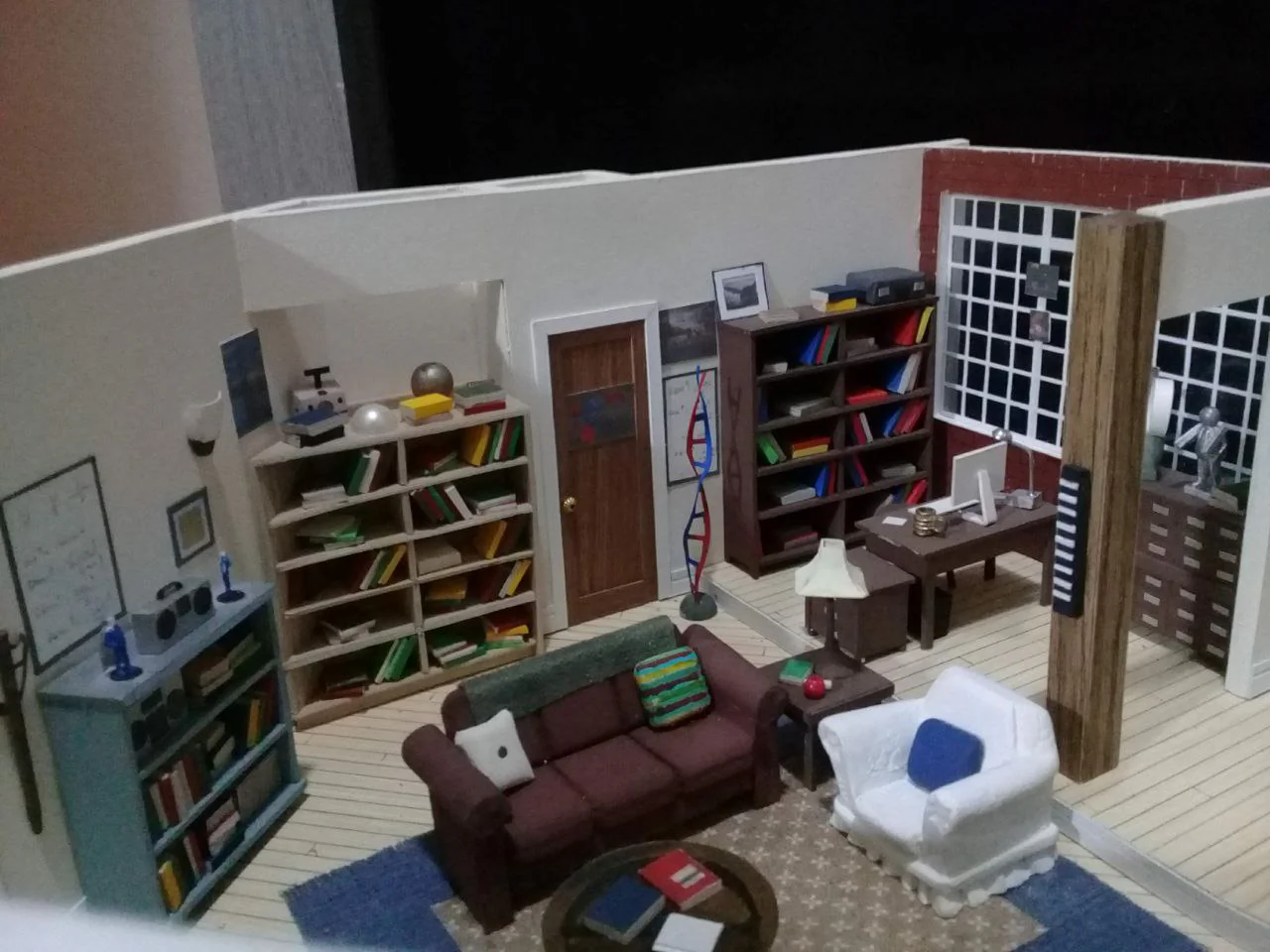 Maquete do Cenário da Série The Big Bang Theory - Detalhe 2