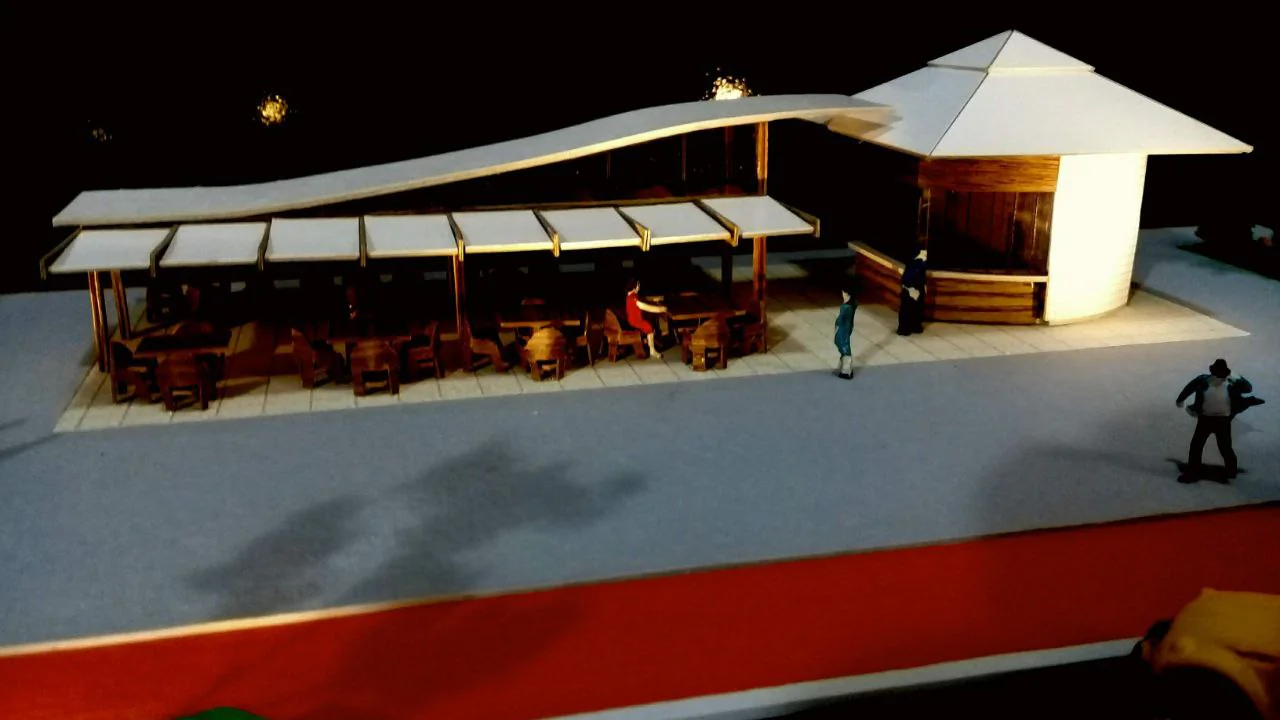 Maquete da revitalização dos quiosques da Praia do Morro em Guarapari - Detalhe 4