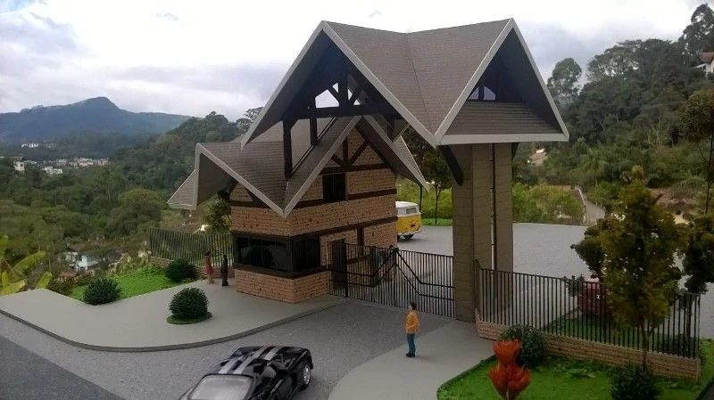 Maquete de Guarita empresarial em Nova Friburgo RJ - Detalhe 2