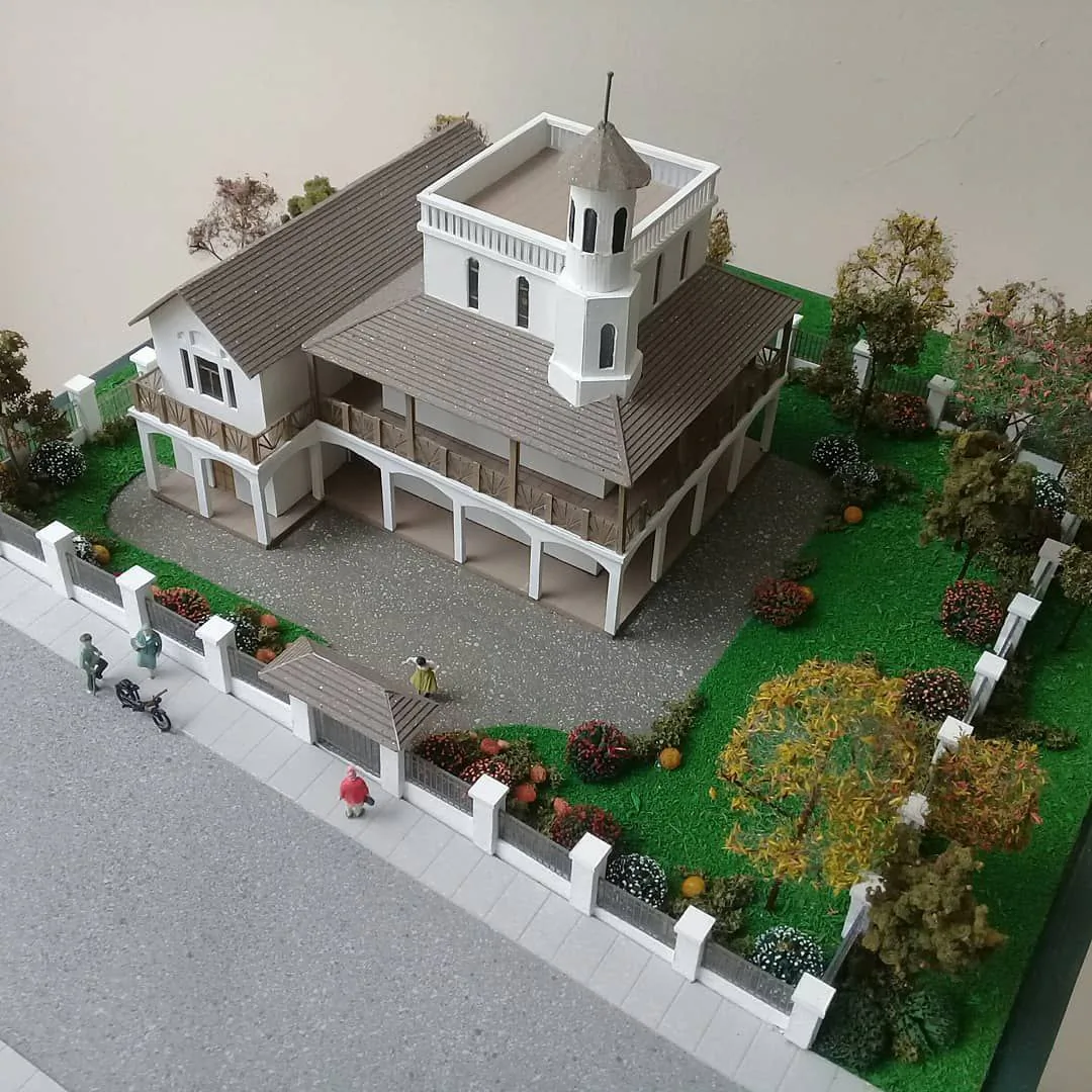 Maquete de uma residência histórica🏡☕✨São Paulo - Detalhe 2