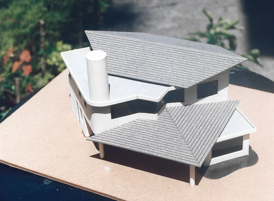 Estudo volumétrico de uma residência - Detalhe 3