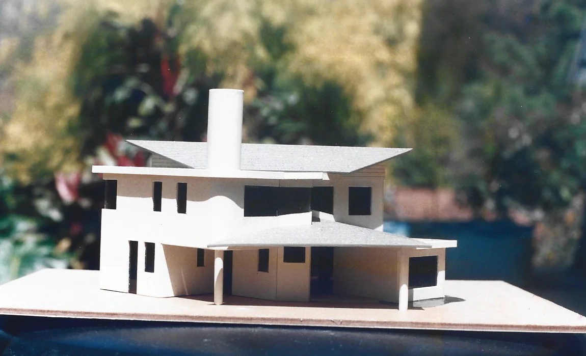 Estudo volumétrico de uma residência - Detalhe 5